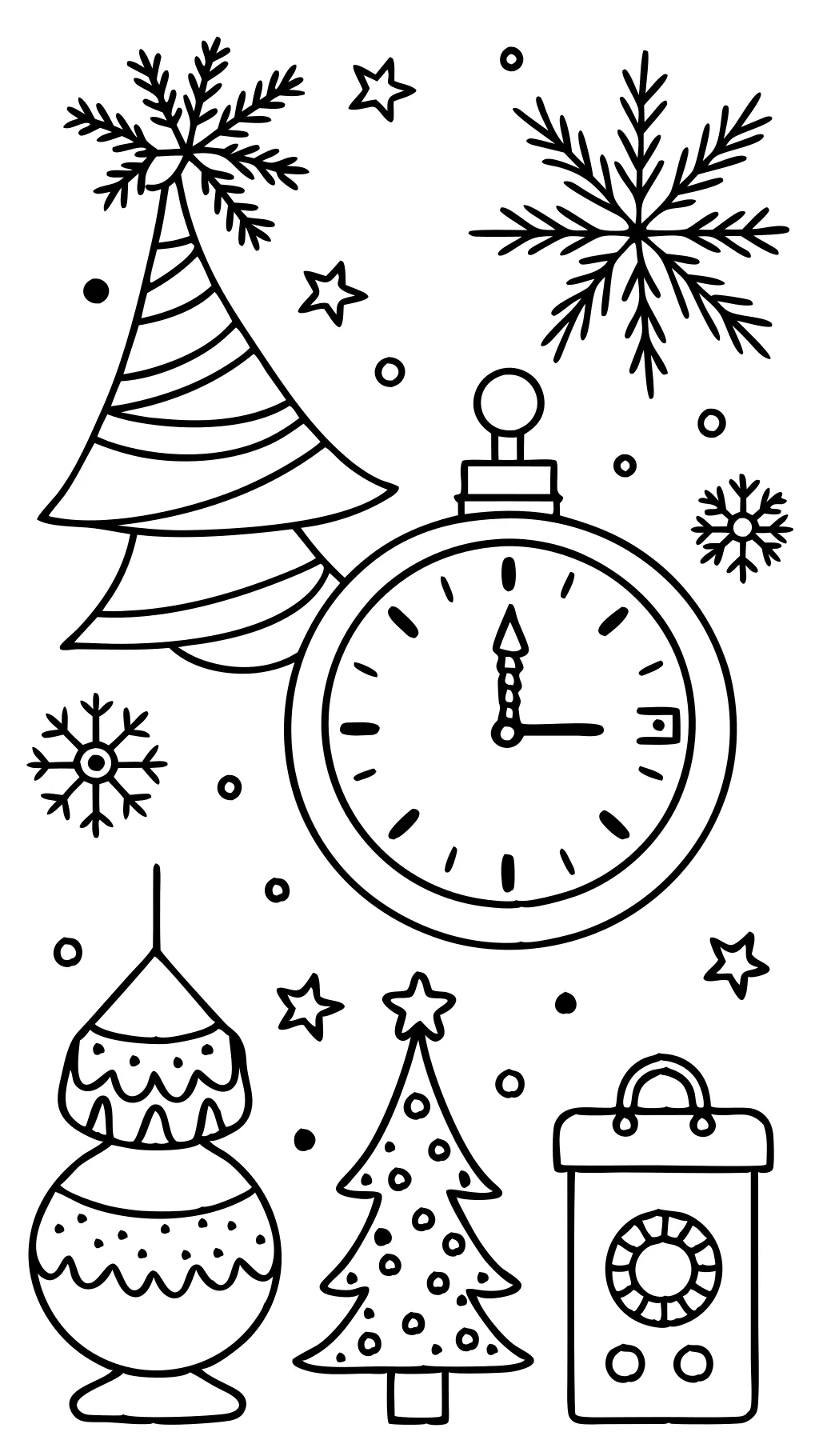 new year coloring pages